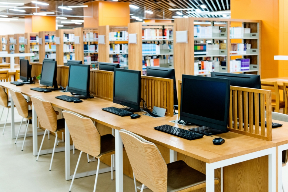 Library multimedia center