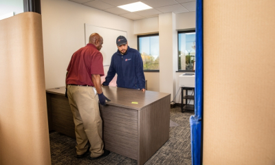 Office decommissioning - moving a desk