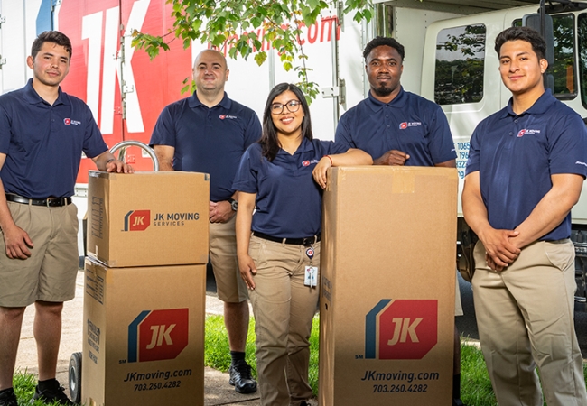 JK Moving residential moving crew