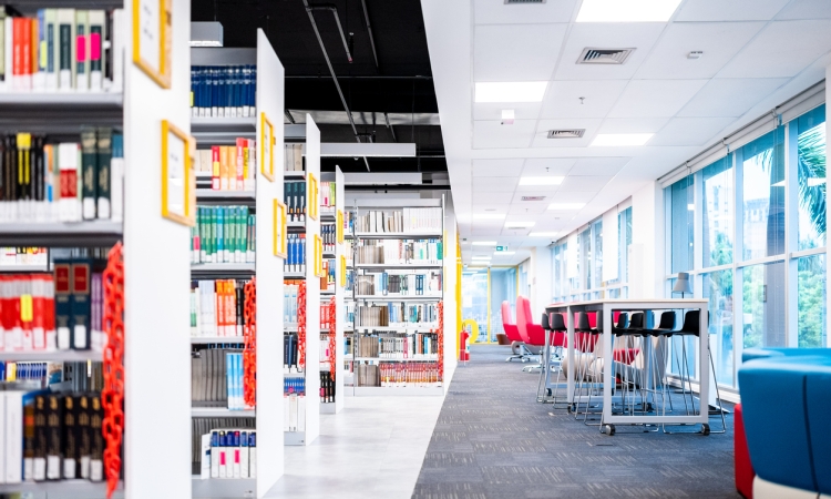 Library interior