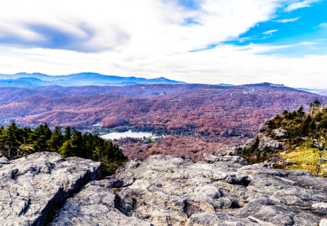 randfather Mountain in North Carolina.