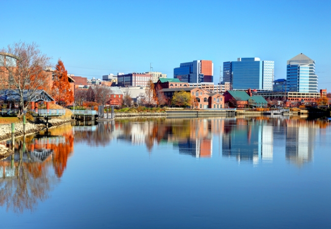 Wilmington is the largest city in the state of Delaware, United States and is located at the confluence of the Christina River and Brandywine Creek