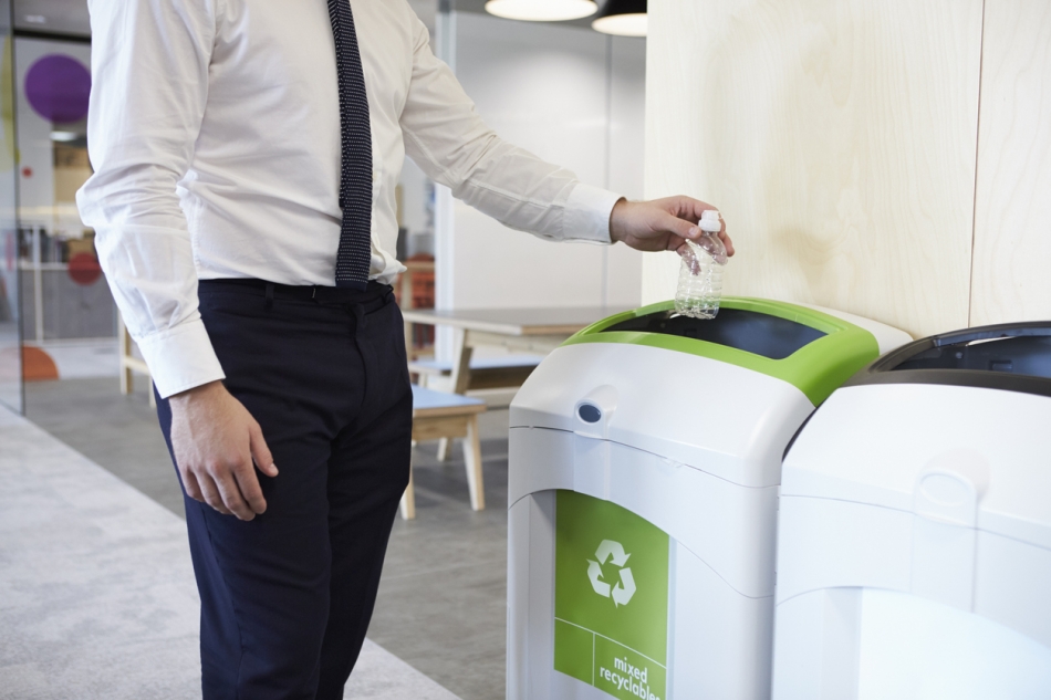 eco-friendly office - recycling